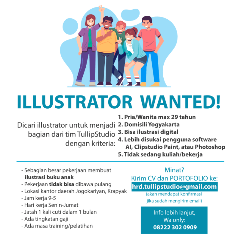 Lowongan Kerja Illustrator Di Tulipstudio Lokerjogja Id