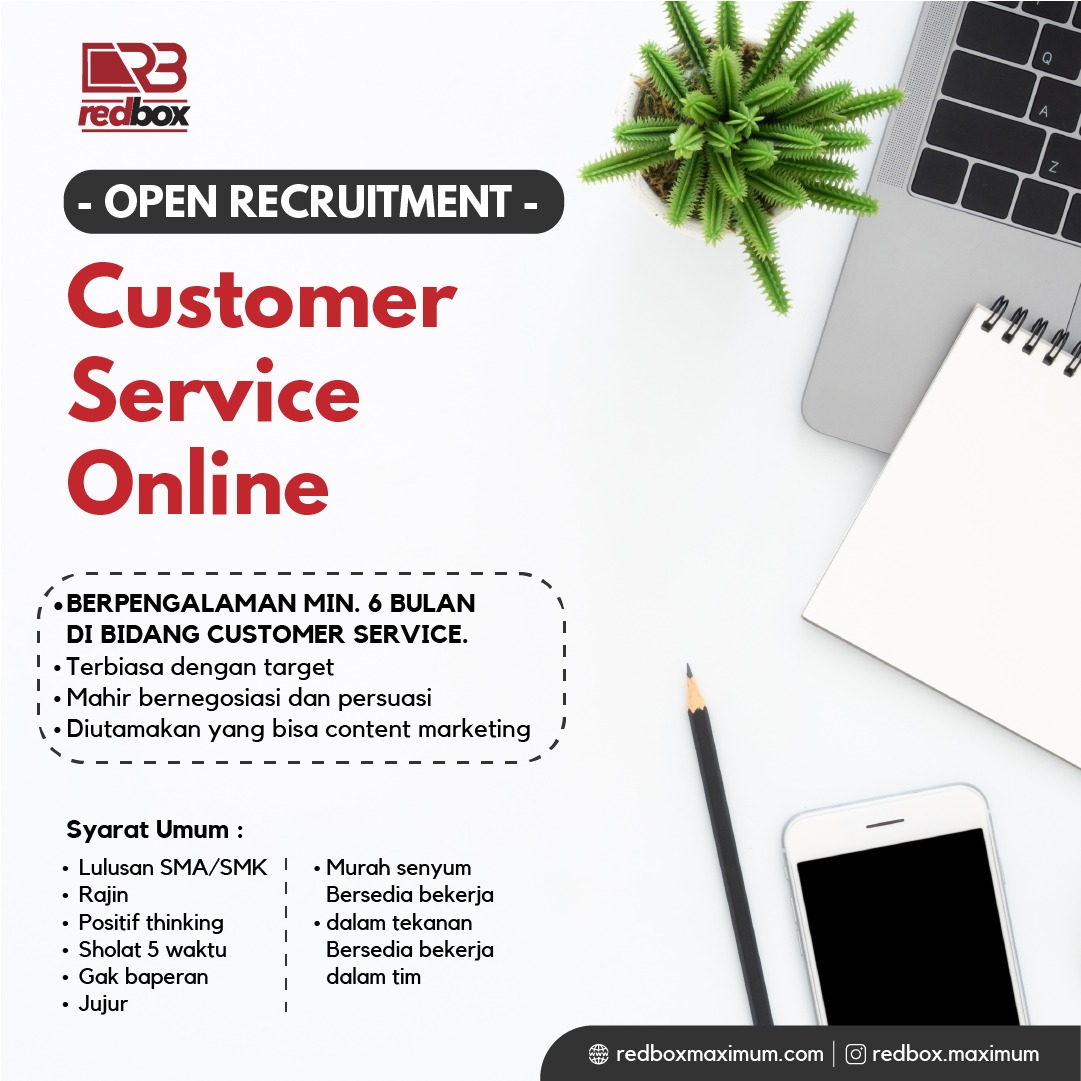 Lowongan Kerja Customer Service Online Deal Maker Graphic Designer