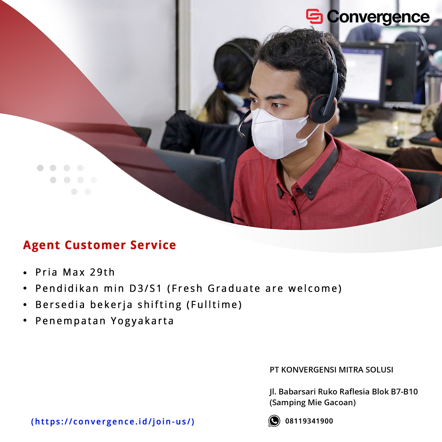 Lowongan Kerja Customer Service Telemarketing Desk Collection Di Pt