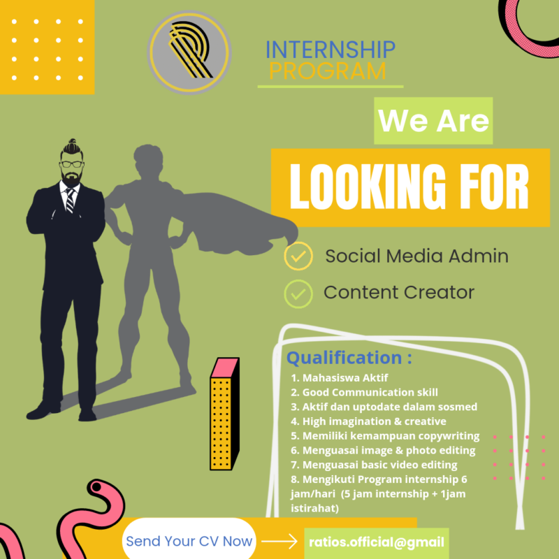 Lowongan Kerja Internship Program Admin Sosial Media Content Creator