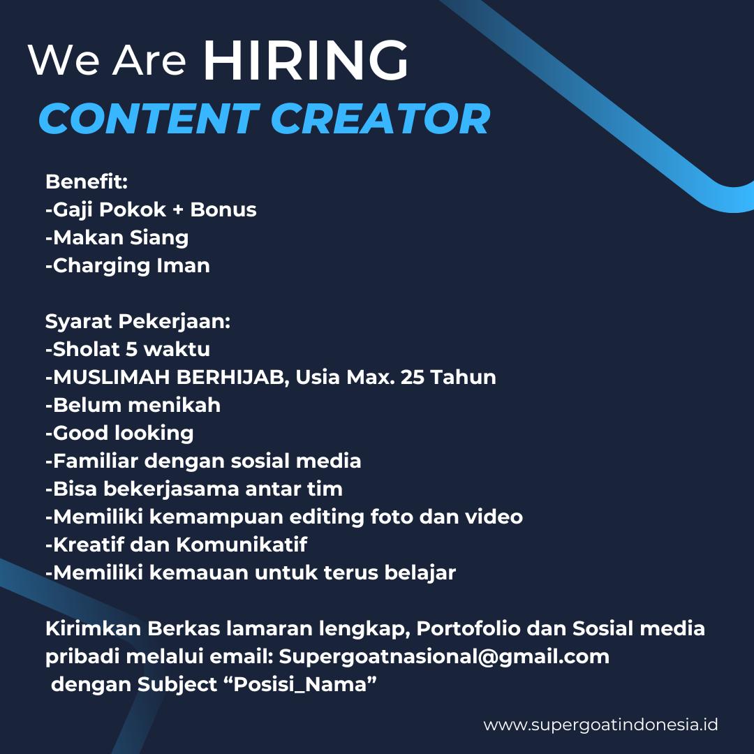 Lowongan Kerja Customer Service Online Content Creator Di Etta