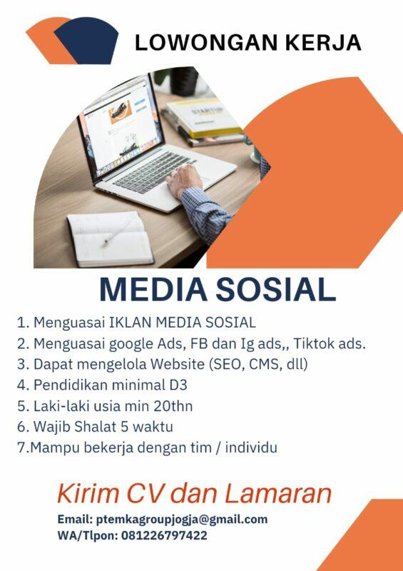 Lowongan Kerja Media Sosial Di Pt Emka Group Jogja Lokerjogja Id