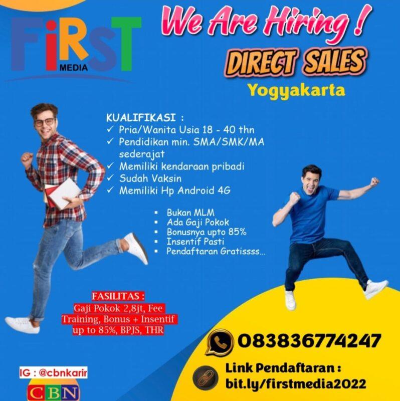 Lowongan Kerja Direct Sales Di First Media Lokerjogja Id