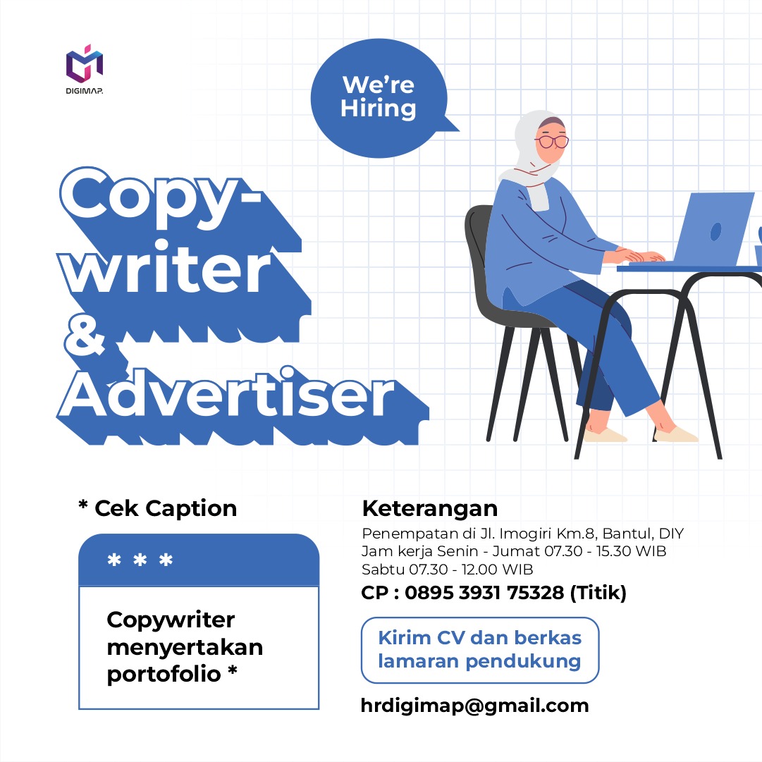 Lowongan Kerja Advertiser Copywriter Di Digimap Studio Lokerjogja Id