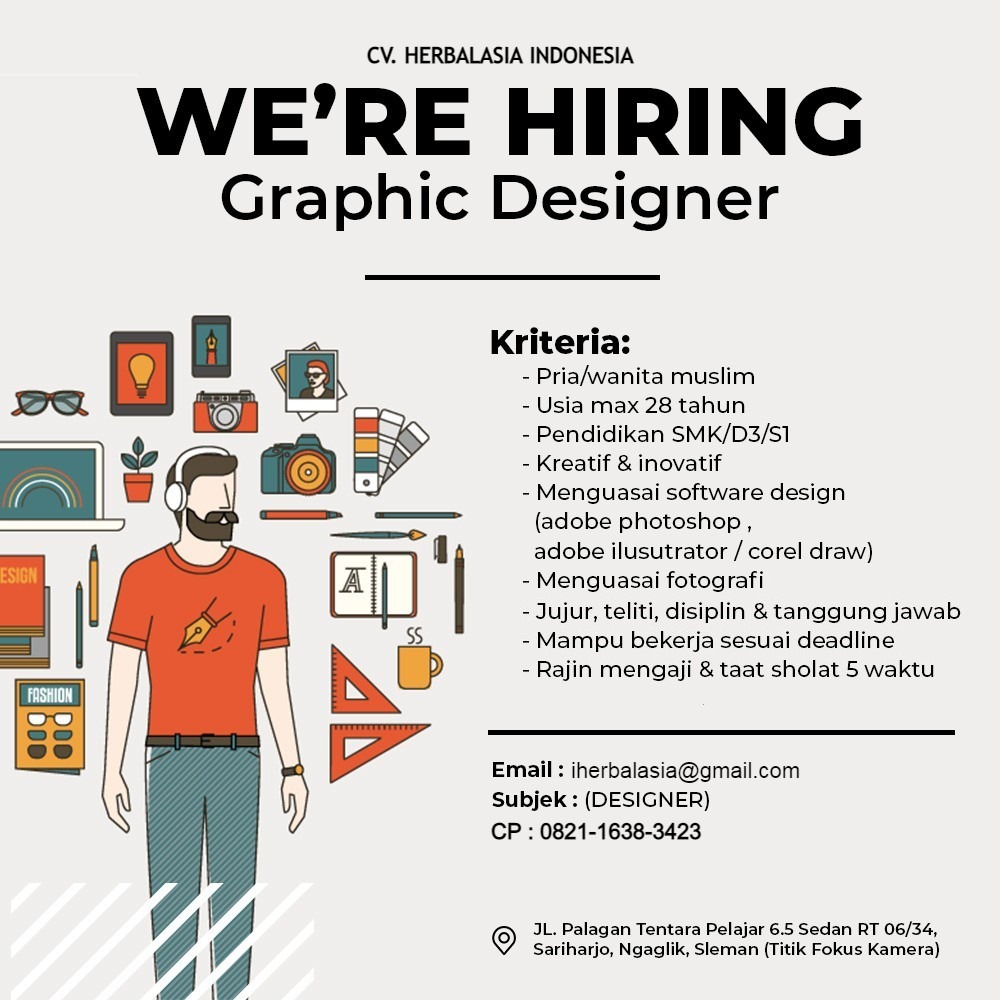 Lowongan Kerja Designer Di CV Herbalasia Indonesia LokerJogja ID