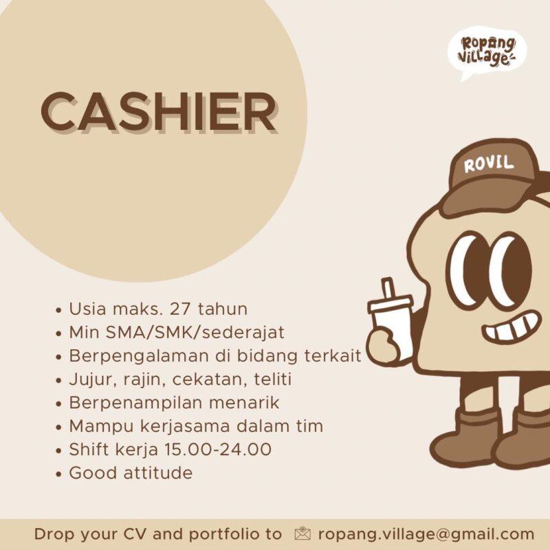 Lowongan Kerja Cashier Cook Helper Barista Server Di Ropang