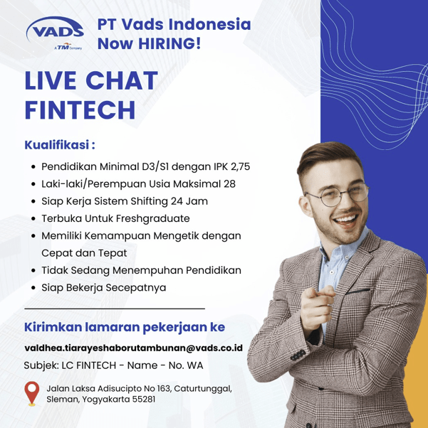 Lowongan Kerja Live Chat Fintech Host Live Social Media