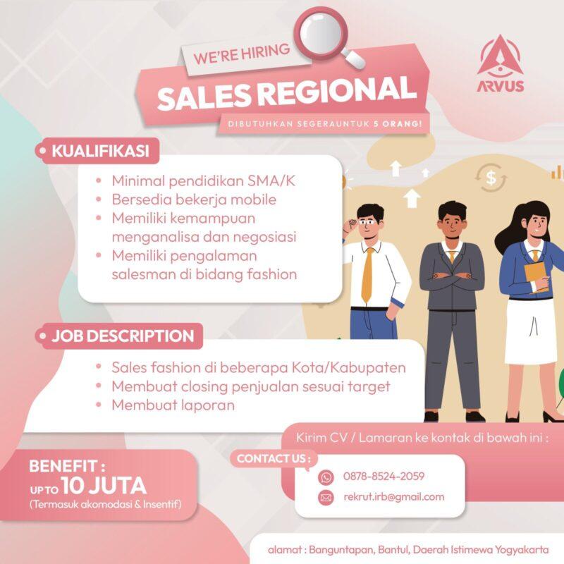 Lowongan Kerja Sales Regional Marketplace Specialist Host Live