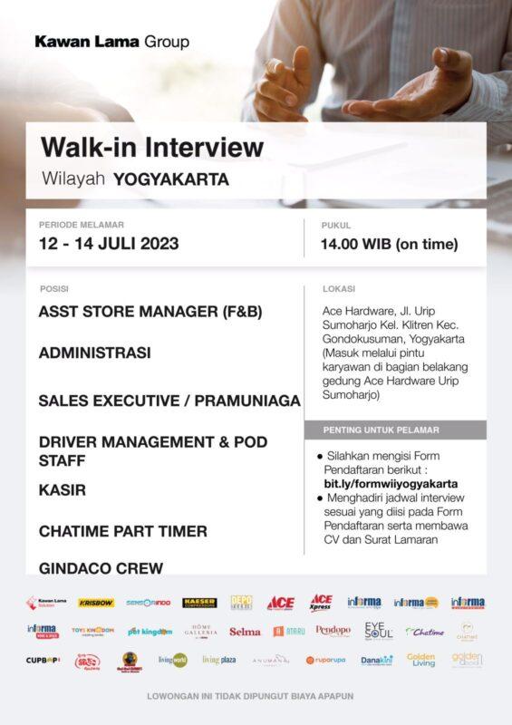 Lowongan Kerja Ass Store Manager F B Adminisitrasi Sales