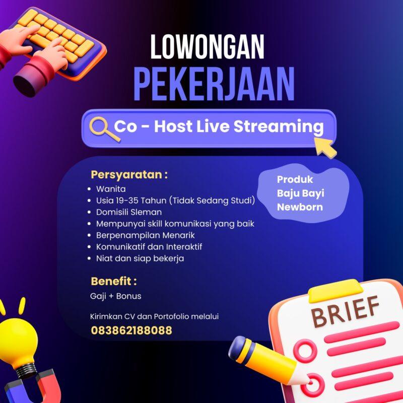 Lowongan Kerja Co Host Live Streaming Di Pimpim Babyshop Lokerjogja Id