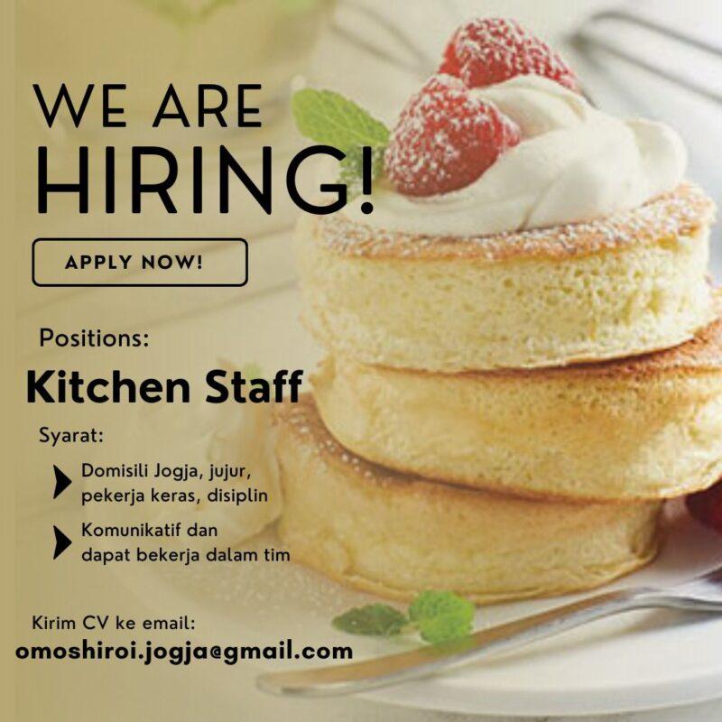 Lowongan Kerja Kitchen Staff Di Omoshiroi Fluffy Pancake Lokerjogja Id