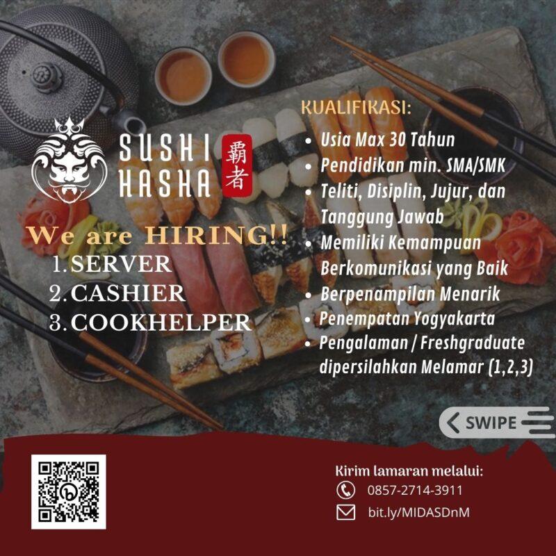 Lowongan Kerja Server Cashier Cook Helper Content Creator Di