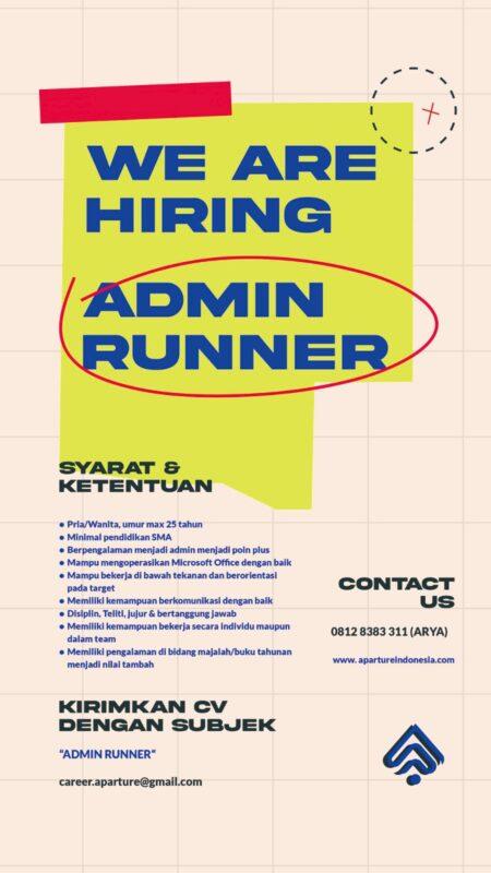 Lowongan Kerja Admin Runner Copywriter Hrd Digital Marketing