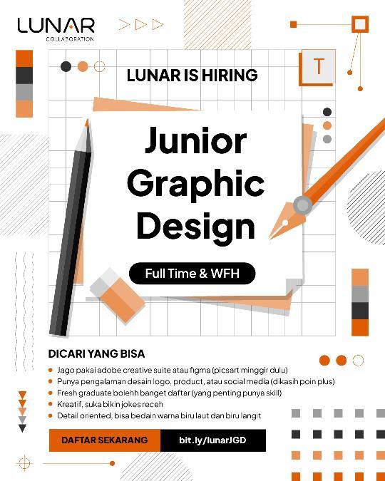 Lowongan Kerja Junior Graphic Design Di Lunar Collaboration Lokerjogja Id