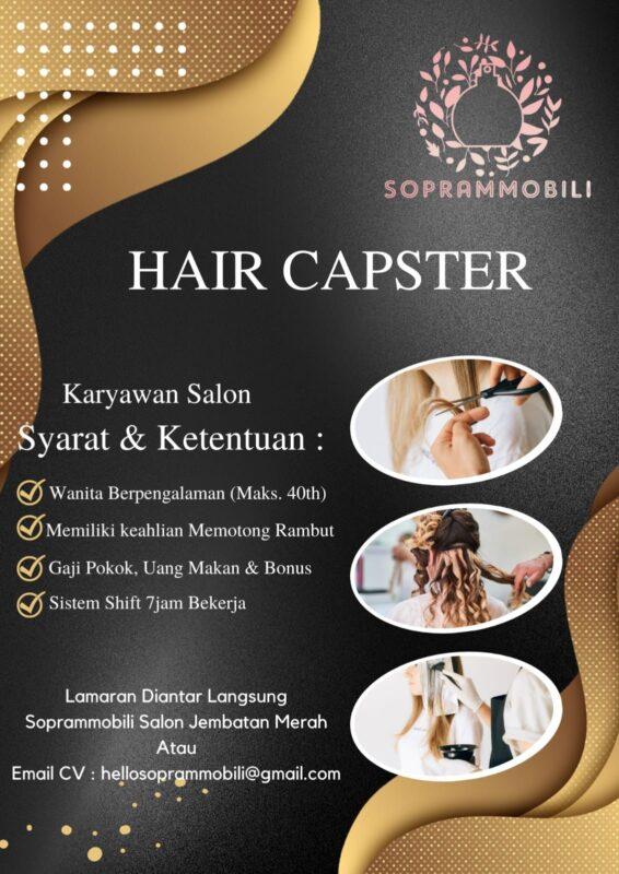 Lowongan Kerja Hair Capster Di Soprammobili LokerJogja ID