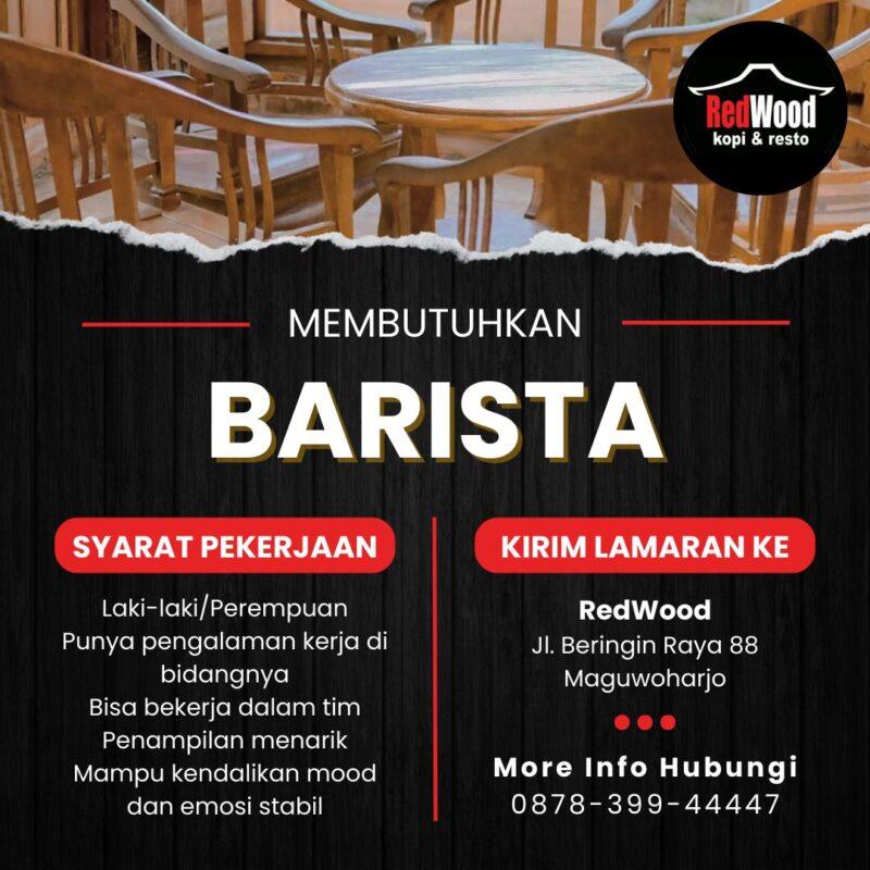 Lowongan Kerja Barista Di Redwood Kopi Resto Lokerjogja Id