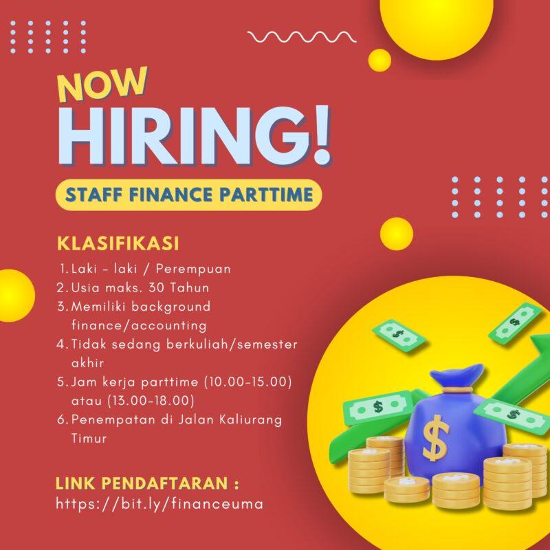 Lowongan Kerja Staff Finance Part Time Di Umayumcha Klebengan