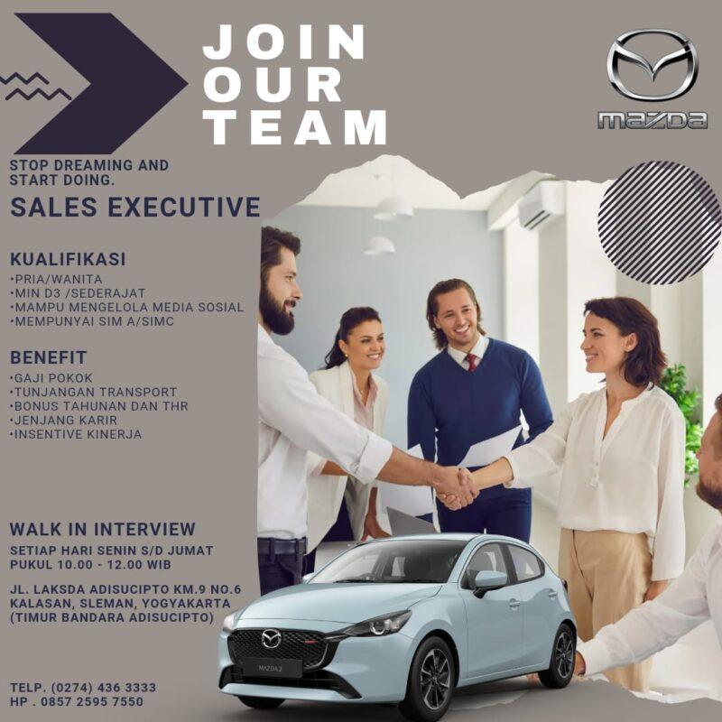 Lowongan Kerja Sales Executive Di Mazda Jogja Lokerjogja Id