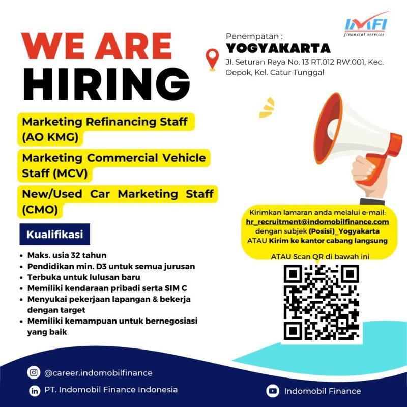 Lowongan Kerja Marketing Staff Di Pt Indomobil Finance Indonesia