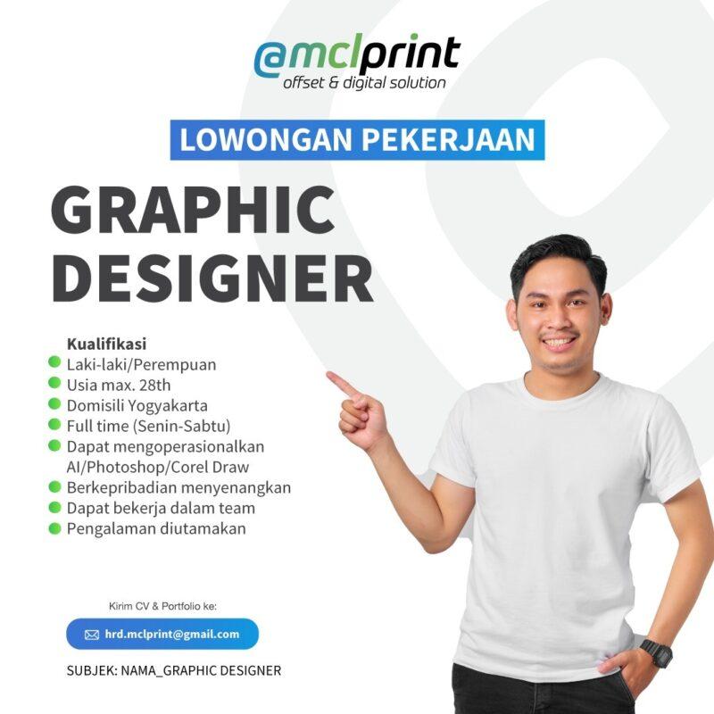 Lowongan Kerja Graphic Designer Di Mclprint Lokerjogja Id