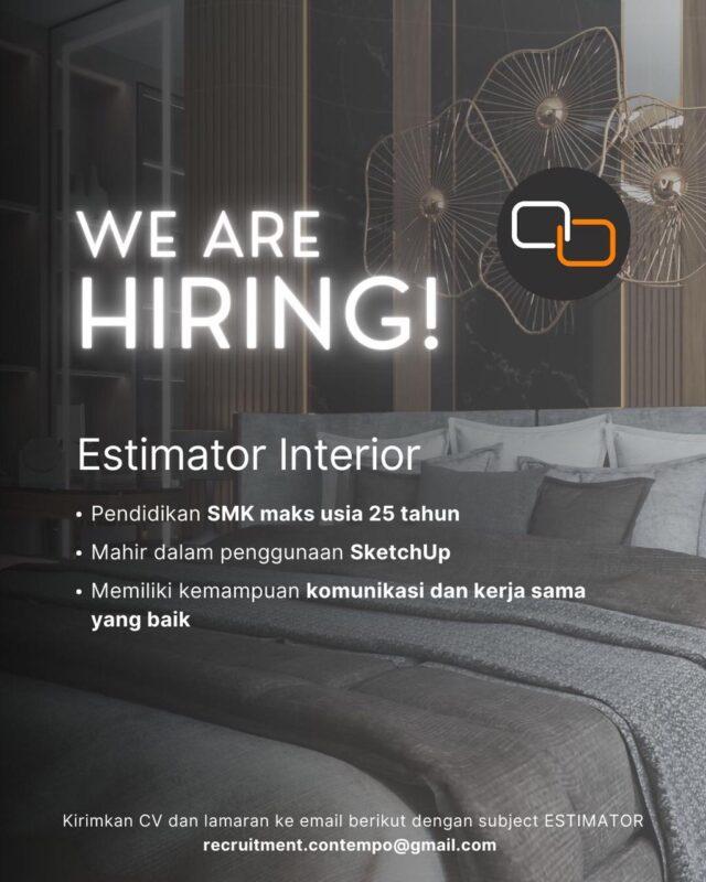 Lowongan Kerja Estimator Interior Di Contempo Interior LokerJogja ID