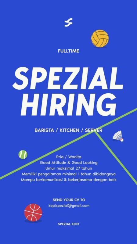 Lowongan Kerja Barista Kitchen Server Di Spezial Kopi LokerJogja ID