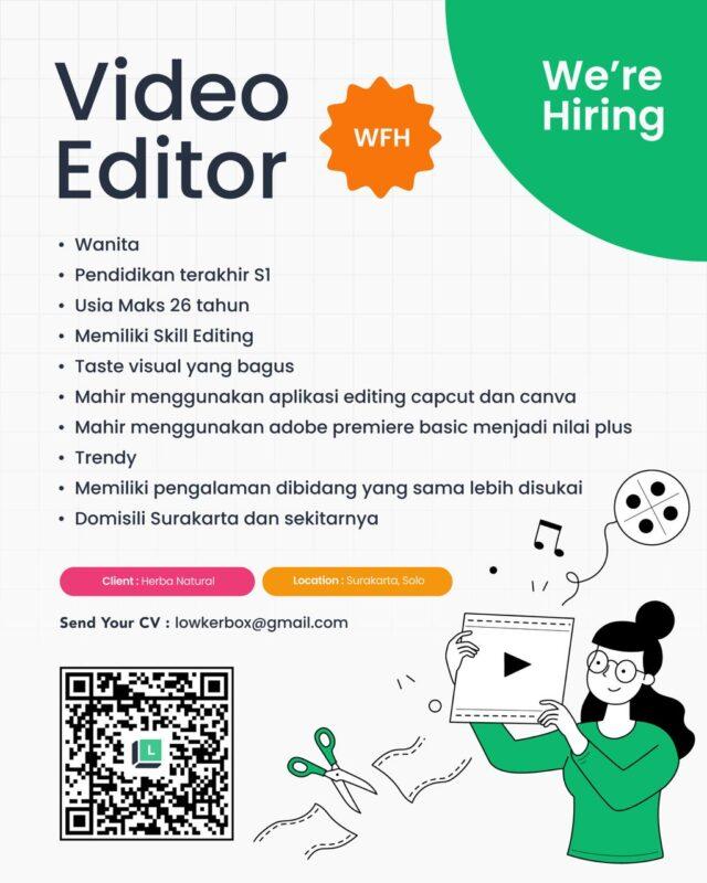 Lowongan Kerja Video Editor Di Workerbox Lokerjogja Id