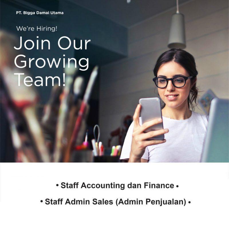 Lowongan Kerja Staff Accounting dan Finance - Staff Admin Sales di PT