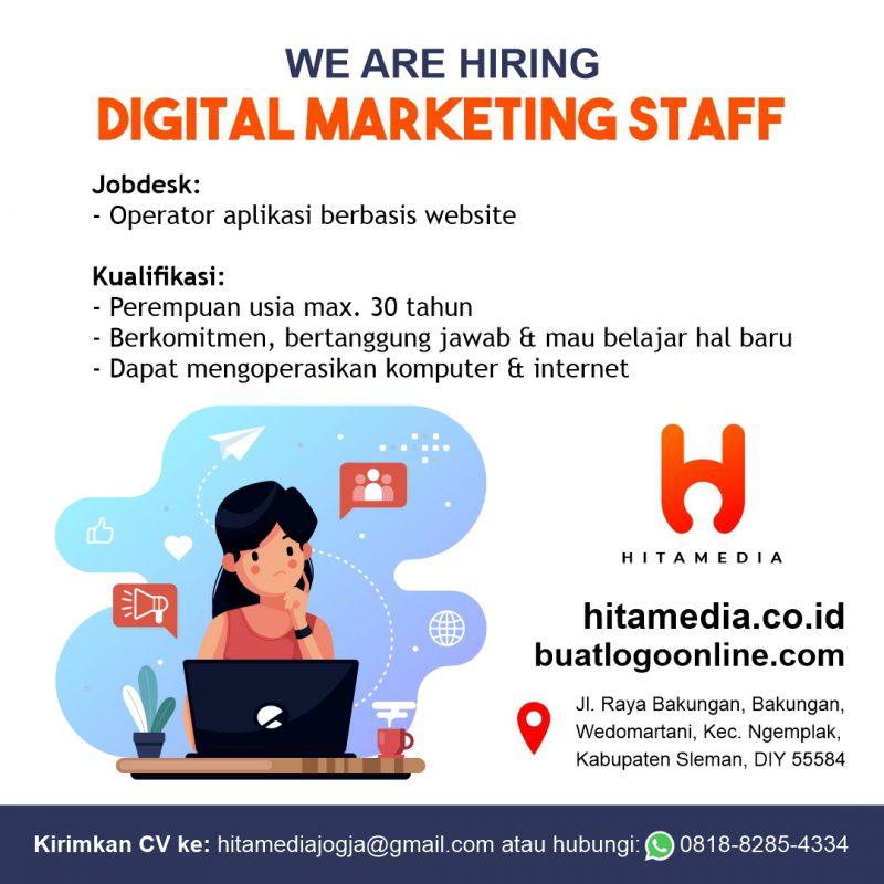 Lowongan Kerja Digital Marketing Staff di Hitamedia ...