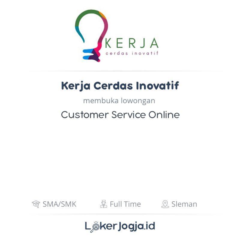 Lowongan Kerja Customer Service Online di Kerja Cerdas  