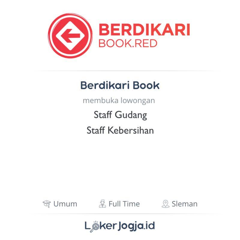 Lowongan Kerja Staff Gudang Kebersihan Di Berdikari Book Lokerjogja Id