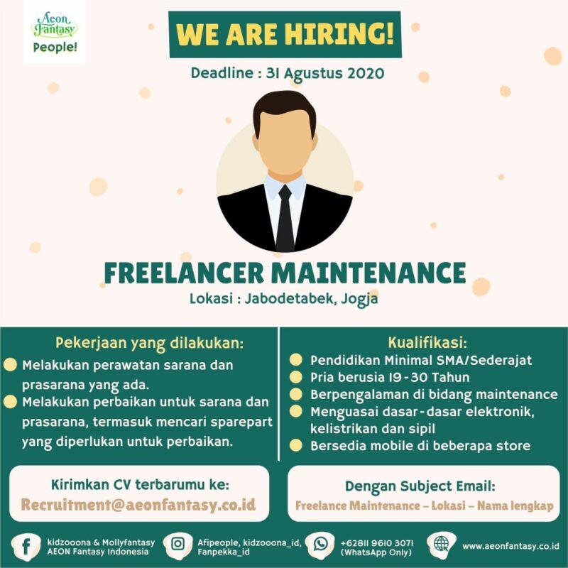 Lowongan Kerja Maintenance Di Pt Aeon Fantasy Indonesia Lokerjogja Id