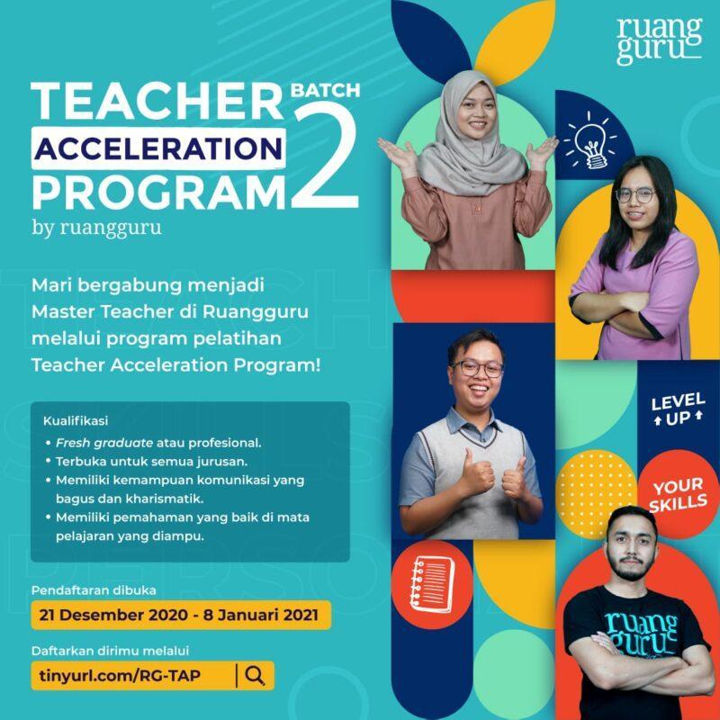 Lowongan Kerja Master Teacher Teacher Acceleration 