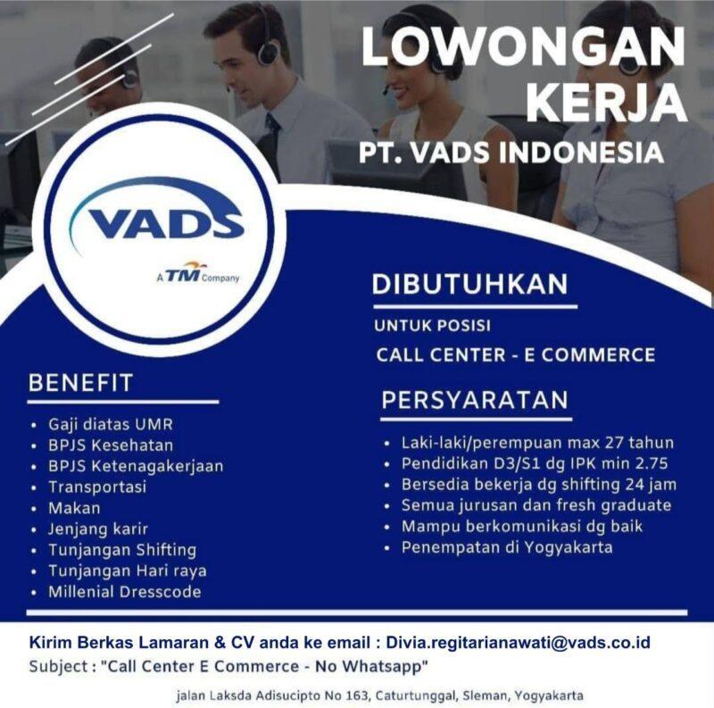 Lowongan Kerja Call Center Insureance - Call Center Ecommerce di PT