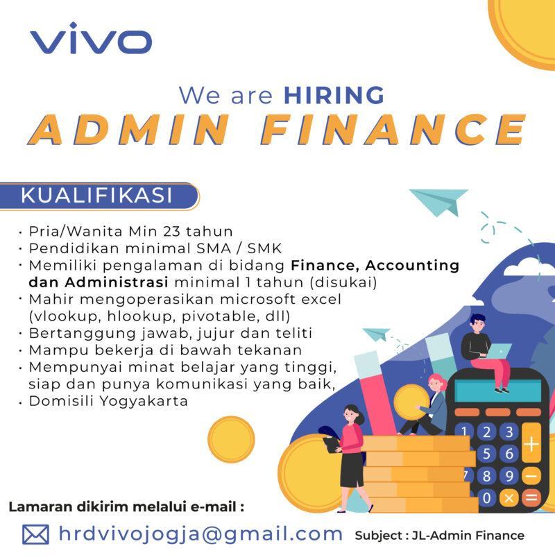 Lowongan Kerja Admin Finance di PT. Zhi Sheng Indonesia (VIVO Cab