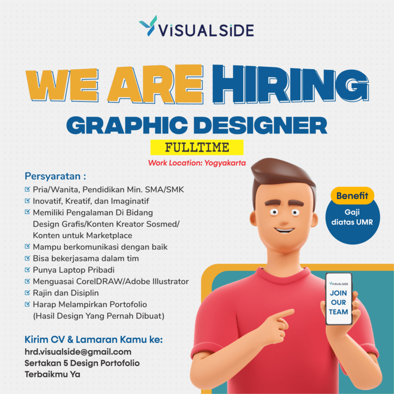 Lowongan Kerja Graphic Designer Di Visual Side ID - LokerJogja.ID