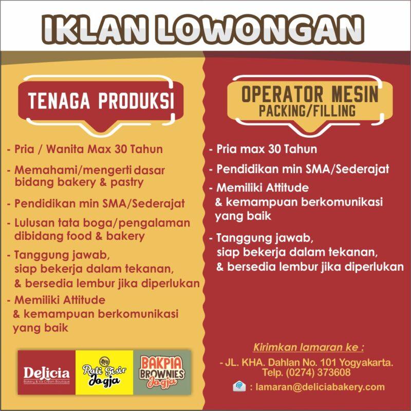 Lowongan Kerja Tenaga Produksi Operator Mesin Packing Filling Di