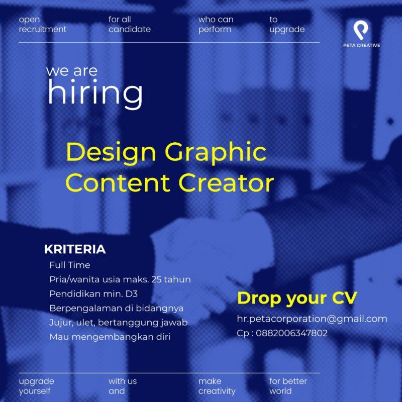 Lowongan Kerja Design Graphic - Content Creator - Account Executive di ...