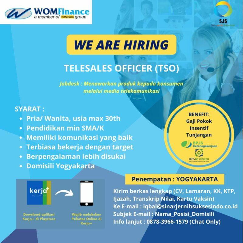 Lowongan Kerja Telesales Officer Di PT. SJS (Sinar Jernih Suksesindo ...