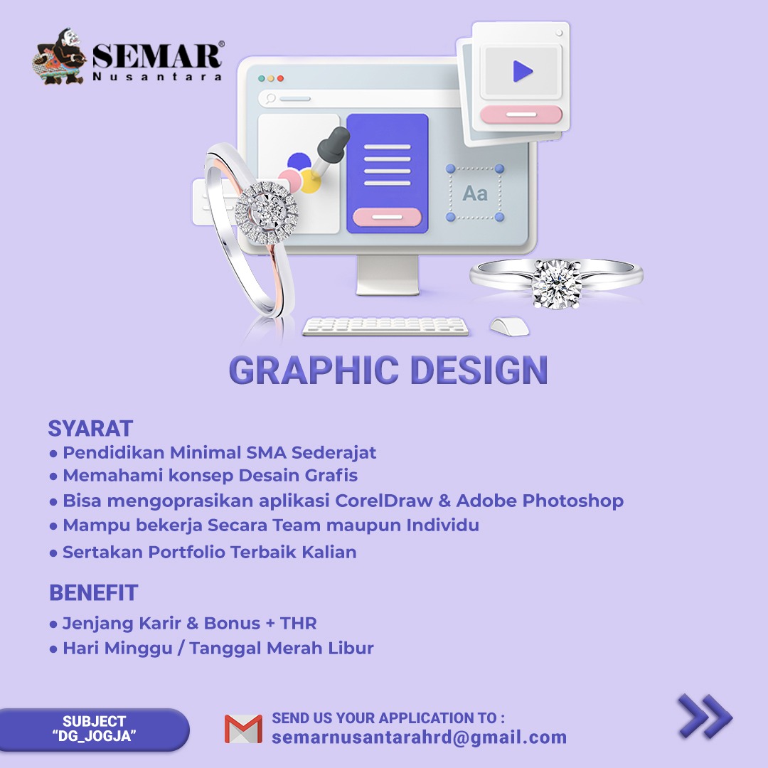 Lowongan Kerja Graphic Design Di Semar Nusantara - LokerJogja.ID