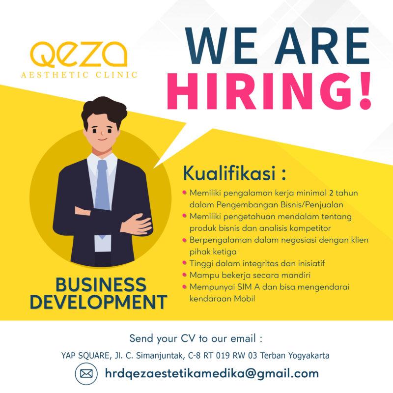 Lowongan Kerja Business Development Di Qeza Aesthetic Clinic ...