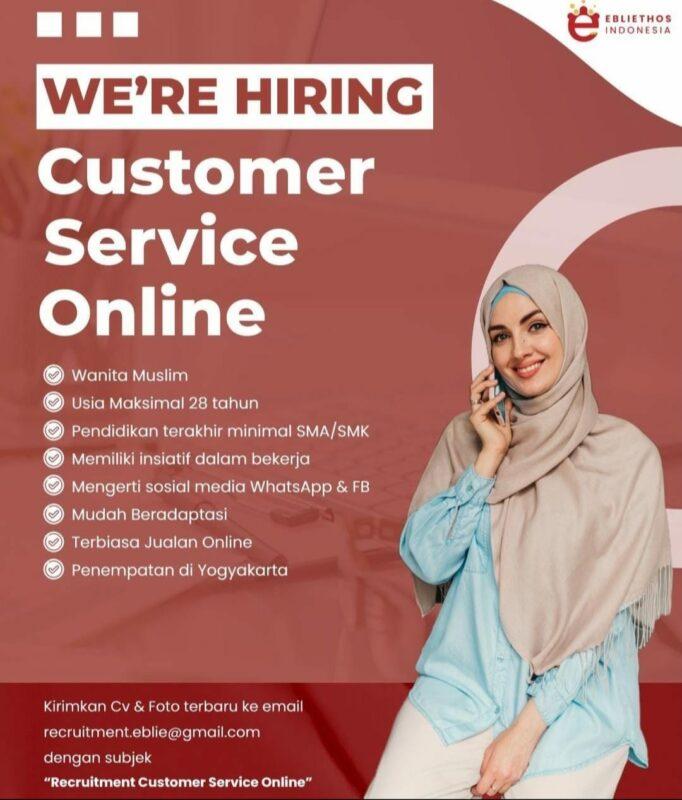 Lowongan Kerja Customer Service - Leader Customer Service Di Ebliethos ...