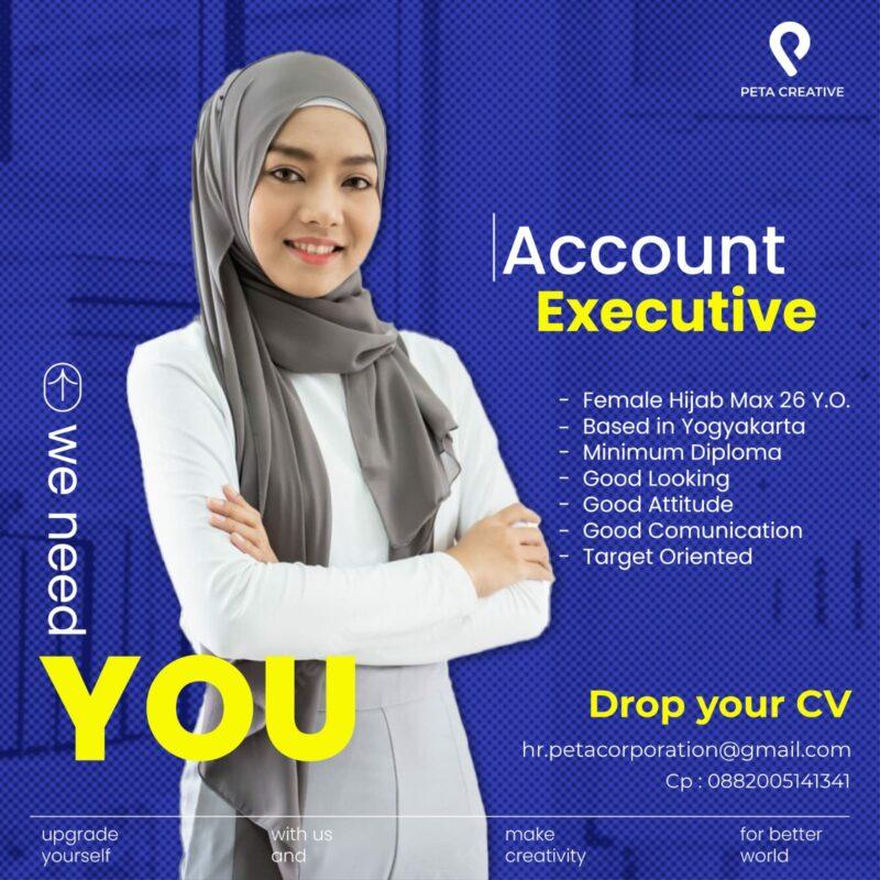 Lowongan Kerja Account Executive di Peta Creative - LokerJogja.ID