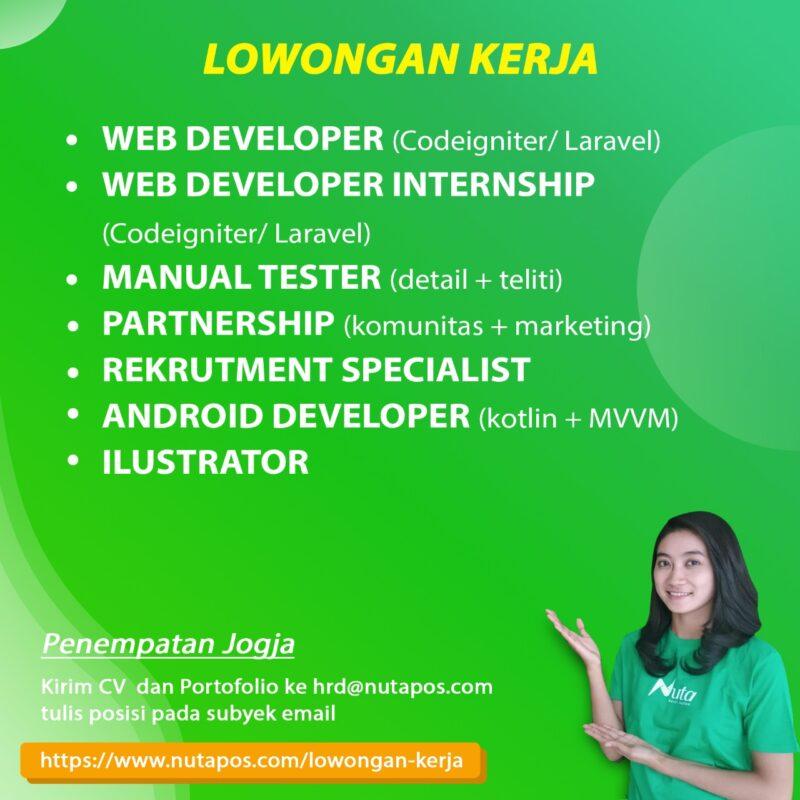 Lowongan Kerja Web Developer - Web Developer Internship - Manual Tester ...