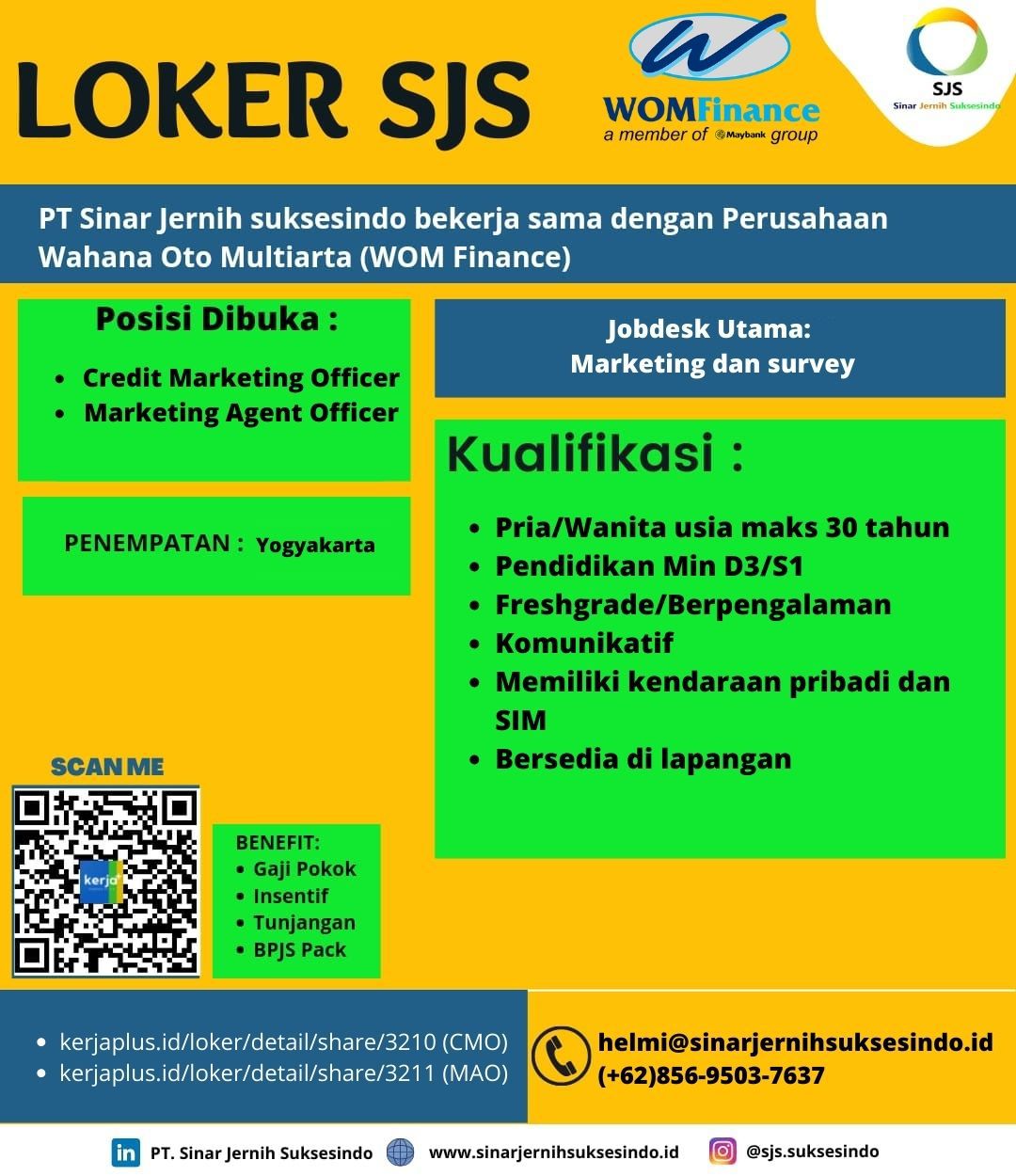 Lowongan Kerja Credit Marketing Officer - Marketing Agent Officer Di PT ...