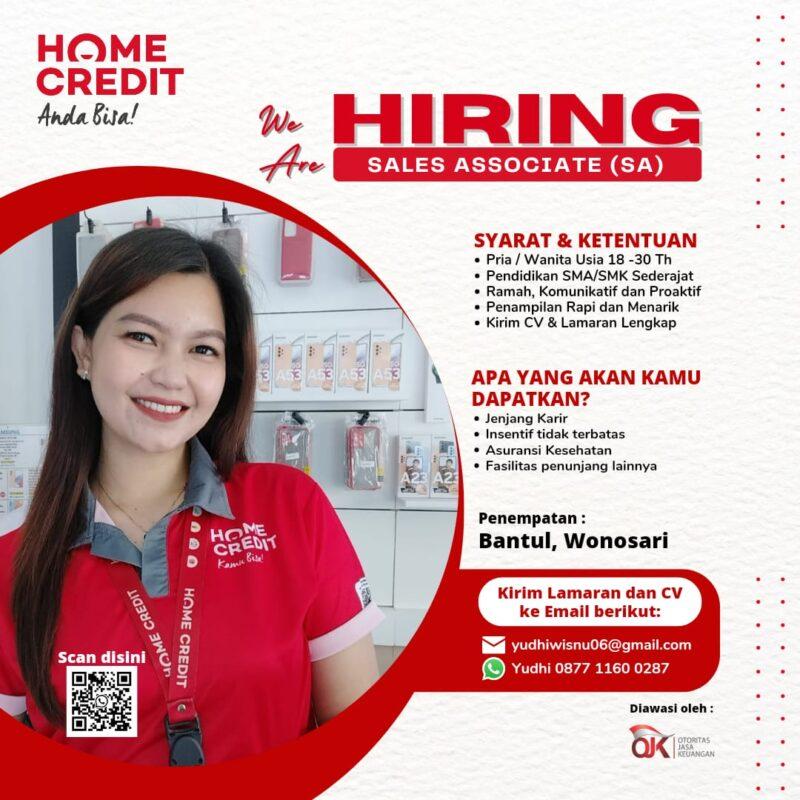 Lowongan Kerja Sales Associate Di PT. Home Credit Indonesia - LokerJogja.ID