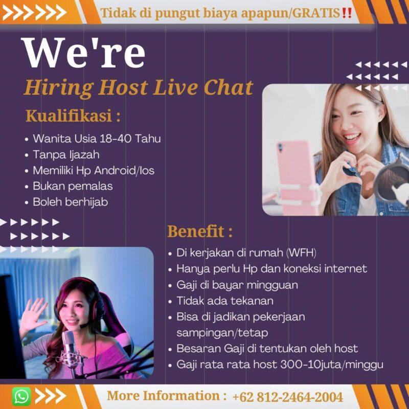 Host di aplikasi video chat yaar di yaar livu indonesia 3