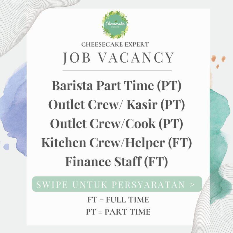 Lowongan Kerja Barista - Outlet Crew/Kasir - Outlet Crew/Cook - Kitchen ...