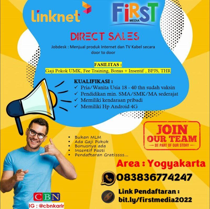 Lowongan Kerja Direct Sales di First Media - LokerJogja.ID