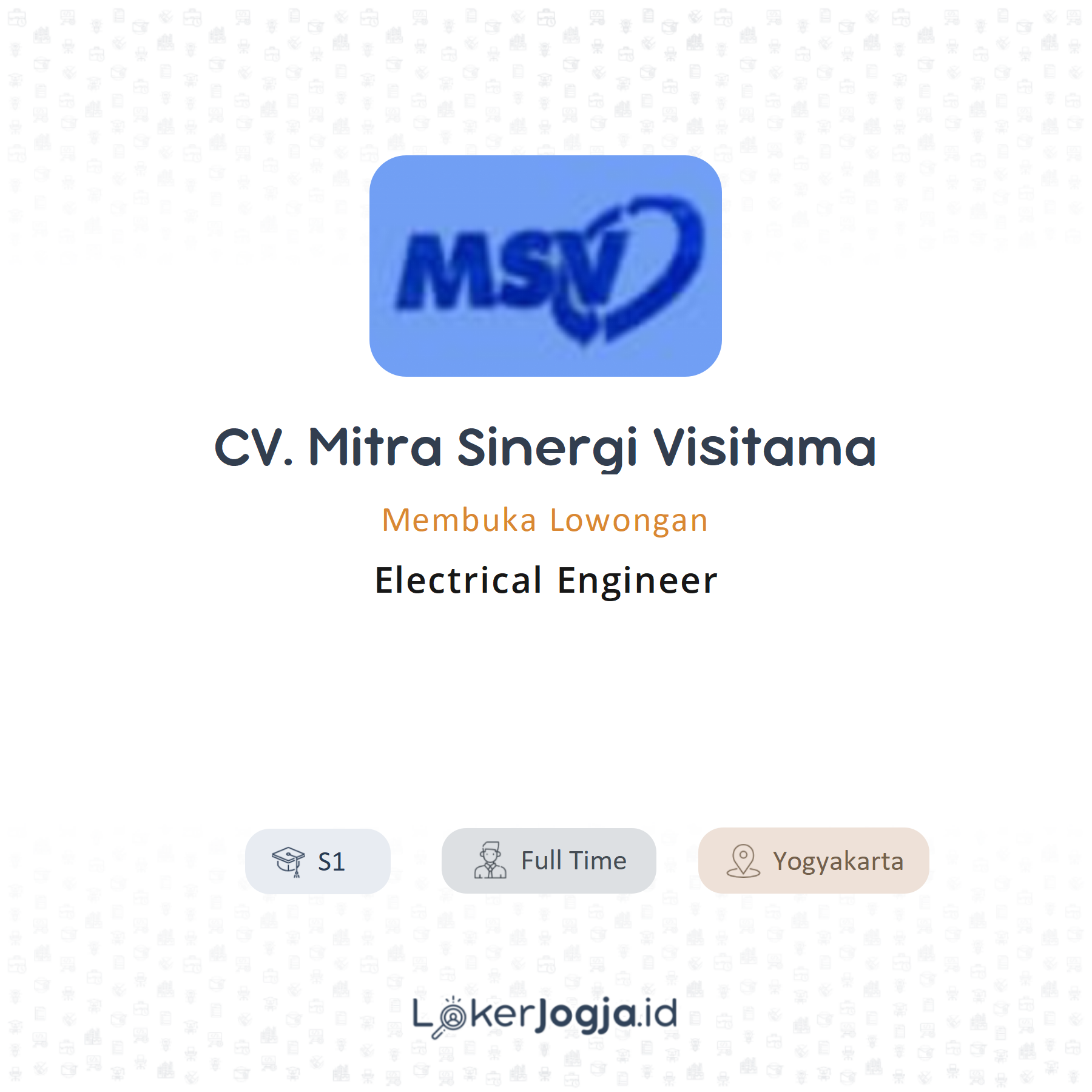 Lowongan Kerja Electrical Engineer Di CV. Mitra Sinergi Visitama ...